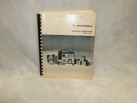 68p81069a24 Motorola Vintage Service Monitor Manual S1327b