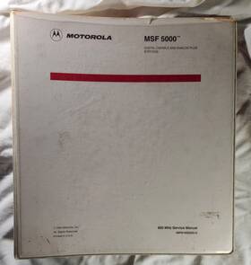 68p81092e85-o Motorola Msf-5000 800mhz Service Manual