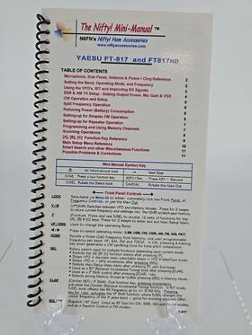Ft817nd Nifty Accessories Ft-817 Yaesu And Mini-manual From Ham