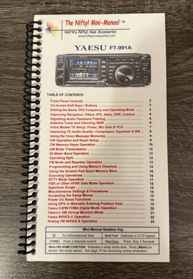 Mm-ft991a Nifty Accessories Manual For Yaesu Ft-991a Hf/vhf/uhf Transceiver