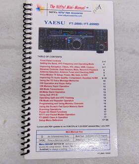 Ft-2000d Nifty Ft-2000 Accessories Yaesu Mini-manual