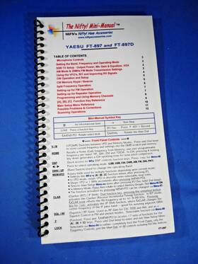 Ft-897d Nifty Ham Accessories Ft-897 Yaesu And Quick Reference Guide Ft897 Free Fast Ship