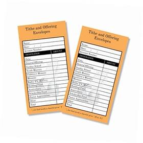 Printlink 760851348095 100 Tithes And Offering Envelopes For Church 3 5/8 Inch X 6 1/2