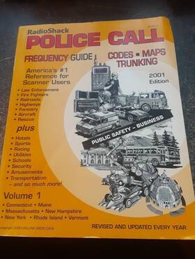 Radioshack 040293103729 Radio Shack Police Call Plus Beyond Freq Guide 1995 Edition Vintage