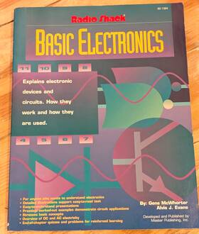 62-1394 Radioshack 040293105228 Radio Shack Basic Electronics Manual 1994 P8508 Vintage Paperback