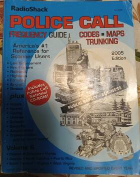 Radioshack 040293158408 2005 Police Call Frequency Guide/ Volume 6