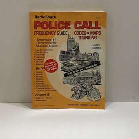 Radioshack 040293158422 Police Call Frequency Guide Vol 9 With Cd Software 2004 Edition