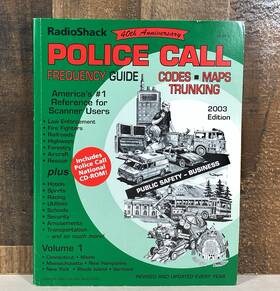 Radioshack 040293161385 Radio Shack Police Call Frequency Guide Volume 1 2003 40th Anniversary Edition