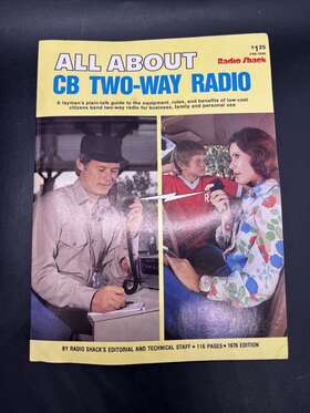 68-1046 Radioshack All About Cb Two Way Radio Shack 1976 Booklet