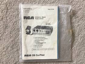 14t303 Rca 1976 Citizens Band Transceiver Model Instructions Manual Plus More