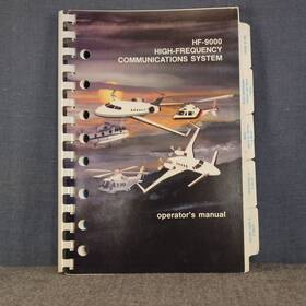 Hf-9000 Rockwell Collins High-frequency Communicatrions System Operators Manual