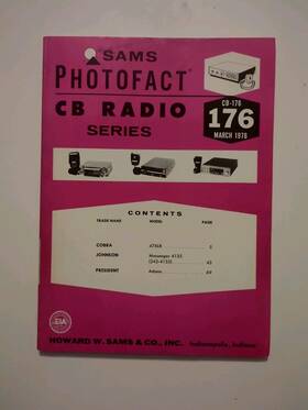 Sams Cb-176 Photofact Cb Radio Series Vol.176 March 1978