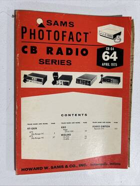Cb-64 Sams Photofact Cb Radio Series