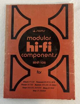 Sams Mhf-106 Modular Hi-fi Components Vintage Sony Pioneer Sanyo Hitachi Manual