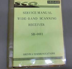 Shinwa Sr001 Scanner Receiver 25-1000mhz Service Manual Oem Not A Copy