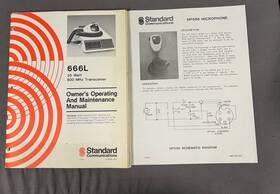 Mp566 Standard Communication 666l 35w 800mz Transceiver And Microphone Manual