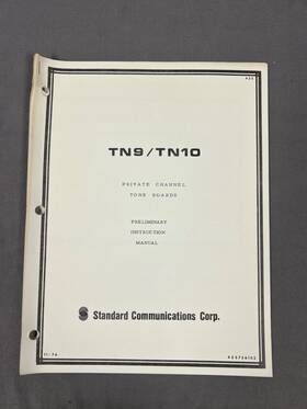 Tn10 Standard Communication Tn9 Private Channel Tone Boards Manual