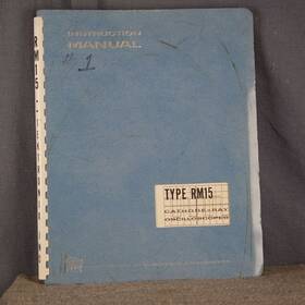 Rm15 Tektronix Cathode-ray Oscilloscope Instruction Manual And Service Information