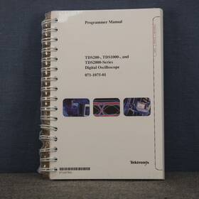 Tektronix Tds2000 Tds200 Tds1000 Digital Oscilloscope Programmer Manual Sealed