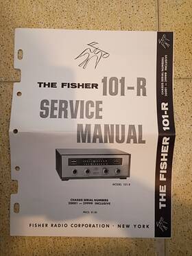 101-r The Fisher Stereo Tuner Service Manual With Schematics