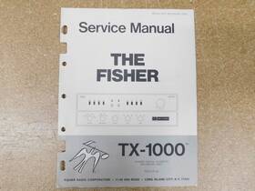 Tx-1000 The Fisher Stereo Integrated Amplifier Service Manual With Schematics