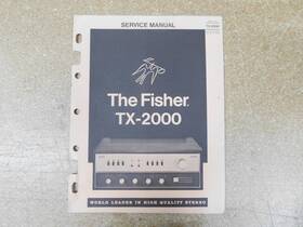 Tx-2000 The Fisher Stereo Master Control Amplifier Service Manual With Schematics