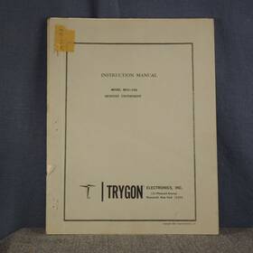 Hr60-10a Trygon Model Power Supply Instruction Manual And Service Info