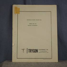 M60-10a Trygon Model Power Supply Instruction Manual And Service Info