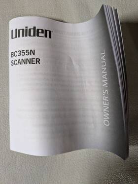 Bc355n Uniden Bearcat Scanner Radio Instructions Operating Manual User Guide