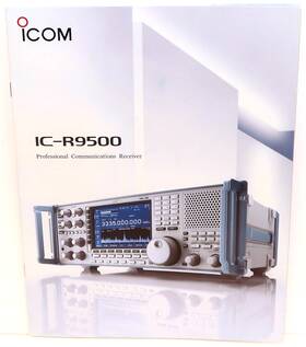 Ic-r9500 Uniden Icom Pro Communications Receiver 8 Panel Original Color Brochure