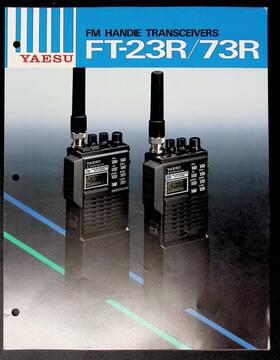 2700rh-23r Yaesu Ft- 23r/73r Fm Handle Transceivers Brochure Product News