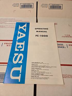Yaesu Fc-1000 Operating Manual Original