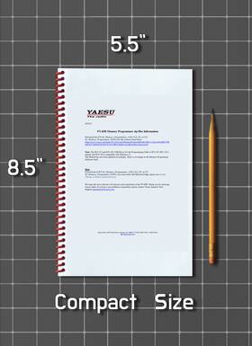 Yaesu Ft-65e Ft-65r 3 In 1 Manual Guide 92 Pages Half Size 5.5x8.5