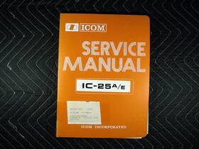 Ic-25a Yaesu Ic-25 Genuine Icom Ic-25a/e Service Manual