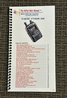 Yaesu Mm-ts890s Ft5dr /de Mini Manual By Nifty Ham Accessories