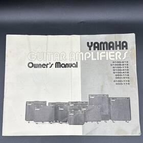 G1008-212 Yamaha Vintage 9 Guitar And Bass Amplifiers Owners Manual 1983-1992