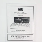 MFJ-464 Cw Keyer/reader Original Manual. Fixed Price $10.00.