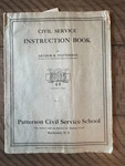 Rare 1923 Patterson Civil Service Instruction Book School Postmaster Mail. Fixed Price $34.95.