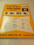 Original Sams Photofact Auto Radio Series Service Repair Manual Book AR-25. Fixed Price $7.00.