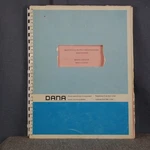 Dana Model 5403/035 Electrical Output/programming Accessories Operation Manual. Fixed Price $12.95.
