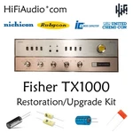 Fisher TX1000 Amplifier Restoration Recap Repair Service Rebuild Kit. Fixed Price $165.00.