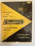 Assembling And Using Your Heathkit Valve Voltmeter Model V-7AU. Fixed Price $39.91.