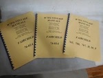 Lot Of 3 Fairchild Oscilloscope Service & Instruction Equipment Manuals Vtg. Fixed Price $14.99.