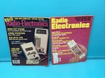 Radio Electronics Magazines - 1979 1982 Cordless Phones Lcd Dmm Floppy Etc. Fixed Price $12.00.