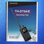 Kenwood TH-D75AE Operating Tips Manual Steel Wire Bound Durable Covered. Fixed Price $18.16.