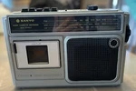Vintage Sanyo Model M2560LZ Radio Cassette Recorder Only Works! Rare. Fixed Price $24.99.
