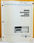 Hp Agilent 08660-90067 1976 8660A Synthesized Signal Generator Service Manual.. Fixed Price $49.99.