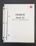 Henry Radio Tempo FMH-42 Uhf Transceiver Manual. Fixed Price $12.00.