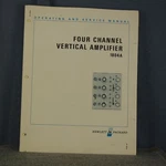 Hp 1804A Four Channel Vertical Amplifier Operating And Service Manual. Fixed Price $14.95.