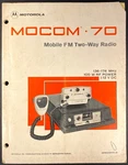 Motorola MOCOM-70 Mobile Fm Two-way Radio Instruction Manual 68P81018E35O. Fixed Price $39.99.